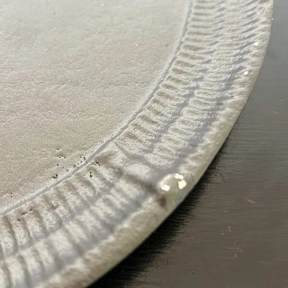 Pottery Barn Metal Round Tray